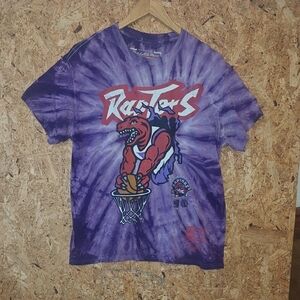 Raptors Purple Tie-Dye Graphic Tee